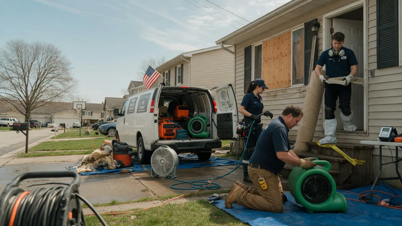 Water Damage Restoration in Windom, KS near me